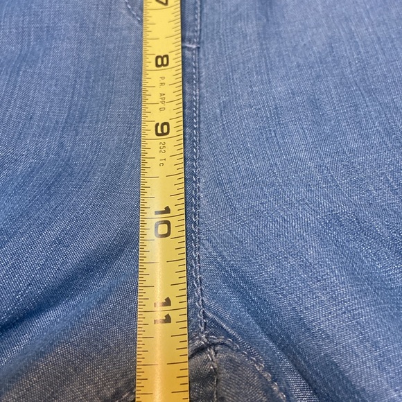 DEX Size S NWT 100% Tencel Light Weight Front Tie Chambray Pant - Picture 6 of 11